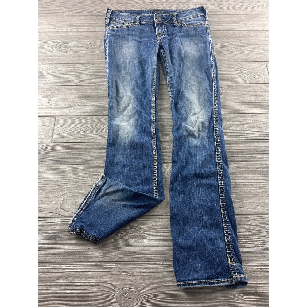 Silver Jeans Co McKenzie Slim Bootcut Jeans W30 L34 Medium Wash L1471SJB497
